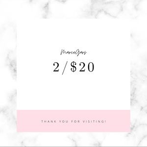 2/$20 👗💎🧢🧥💍👑